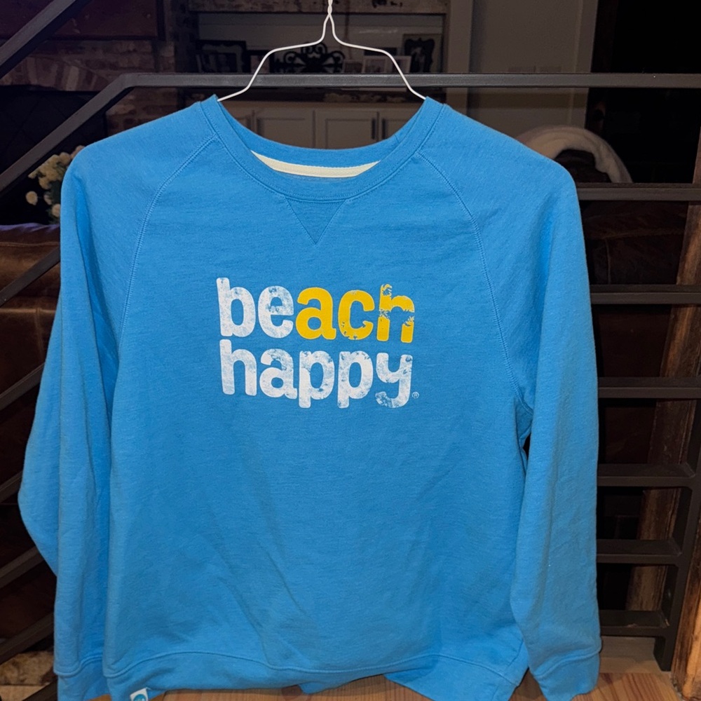 Beach Happy Blue Sweatshirt